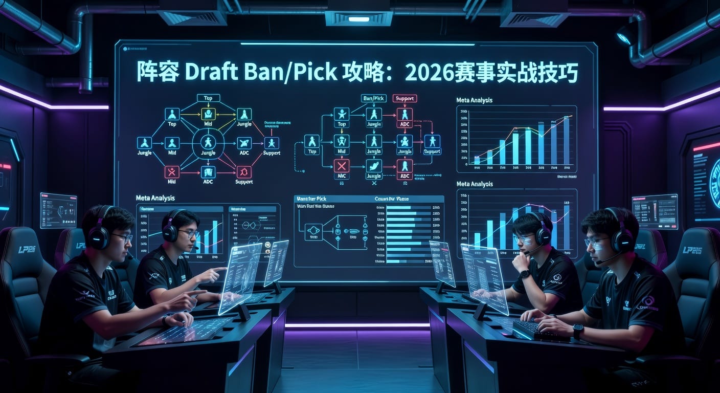 阵容 Draft Ban/Pick 攻略：LOL BP 技巧提升胜率