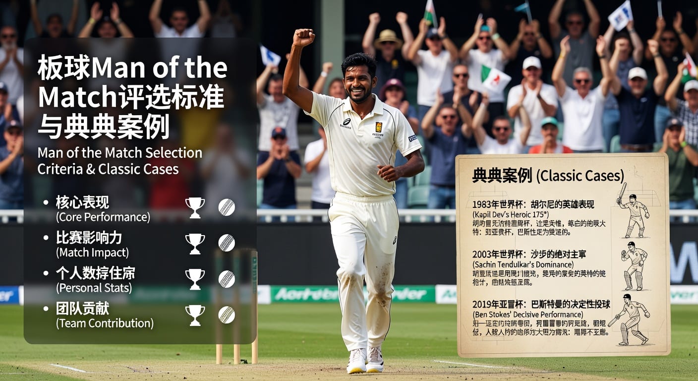 Man of the Match评选标准：2026最新赛事全场最佳球员指南